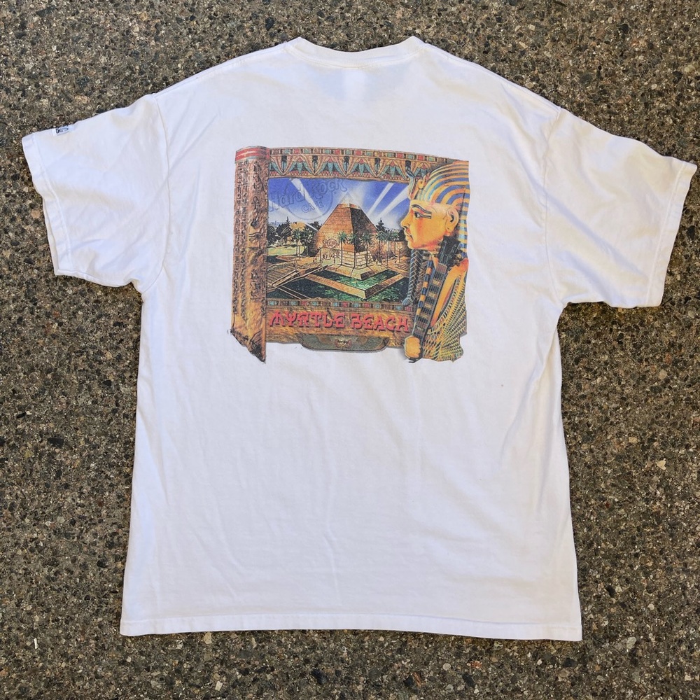 Vintage 90s Hard Rock Myrtle Beach Heavy Tee Shirt